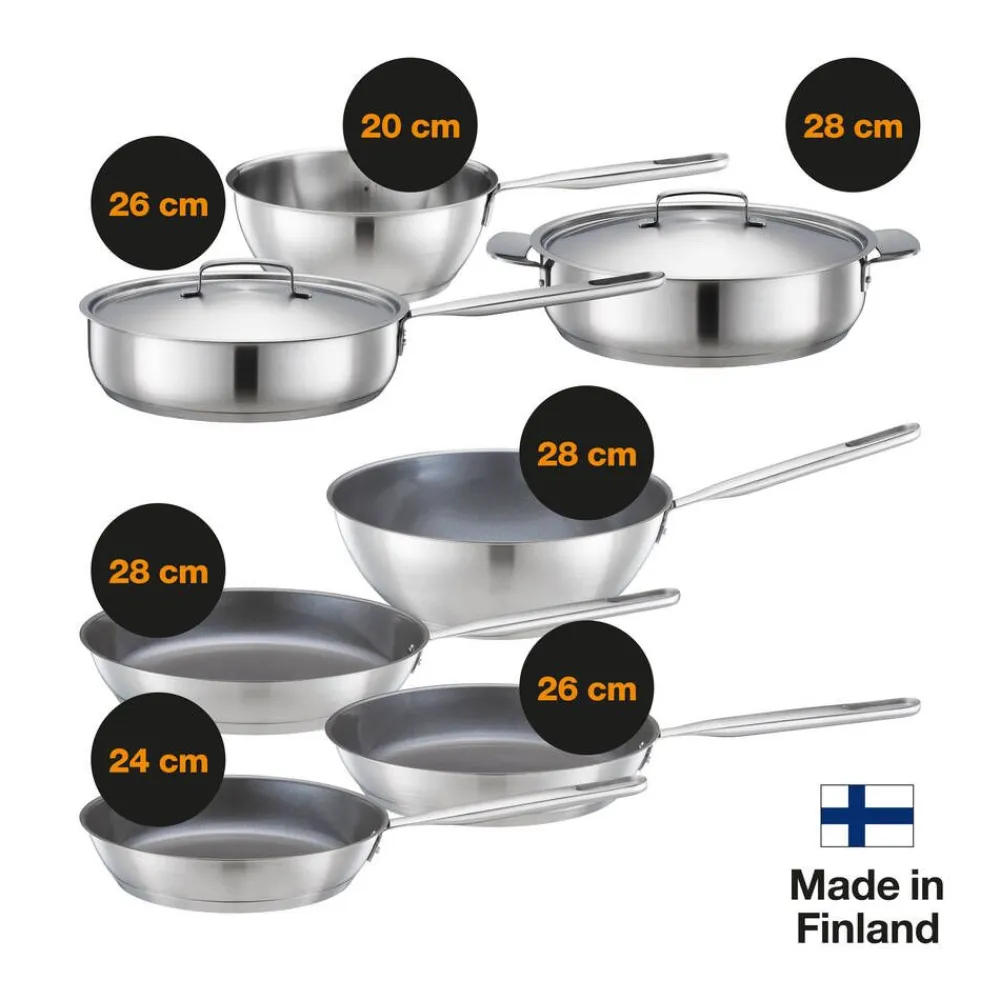 All Steel paistinpannu 26 cm>Fiskars Online