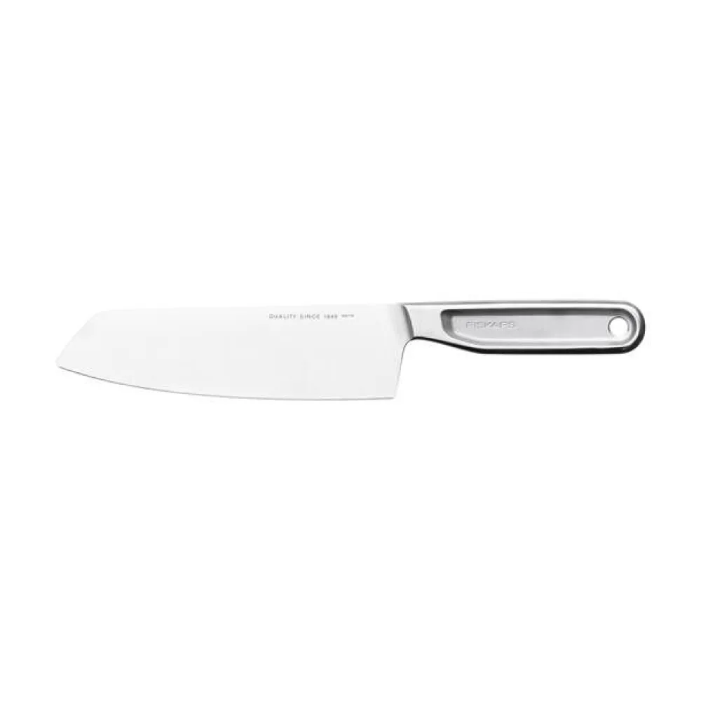 Fiskars Veitset Ja Leikkuulaudat|All Steel Santoku veitsi