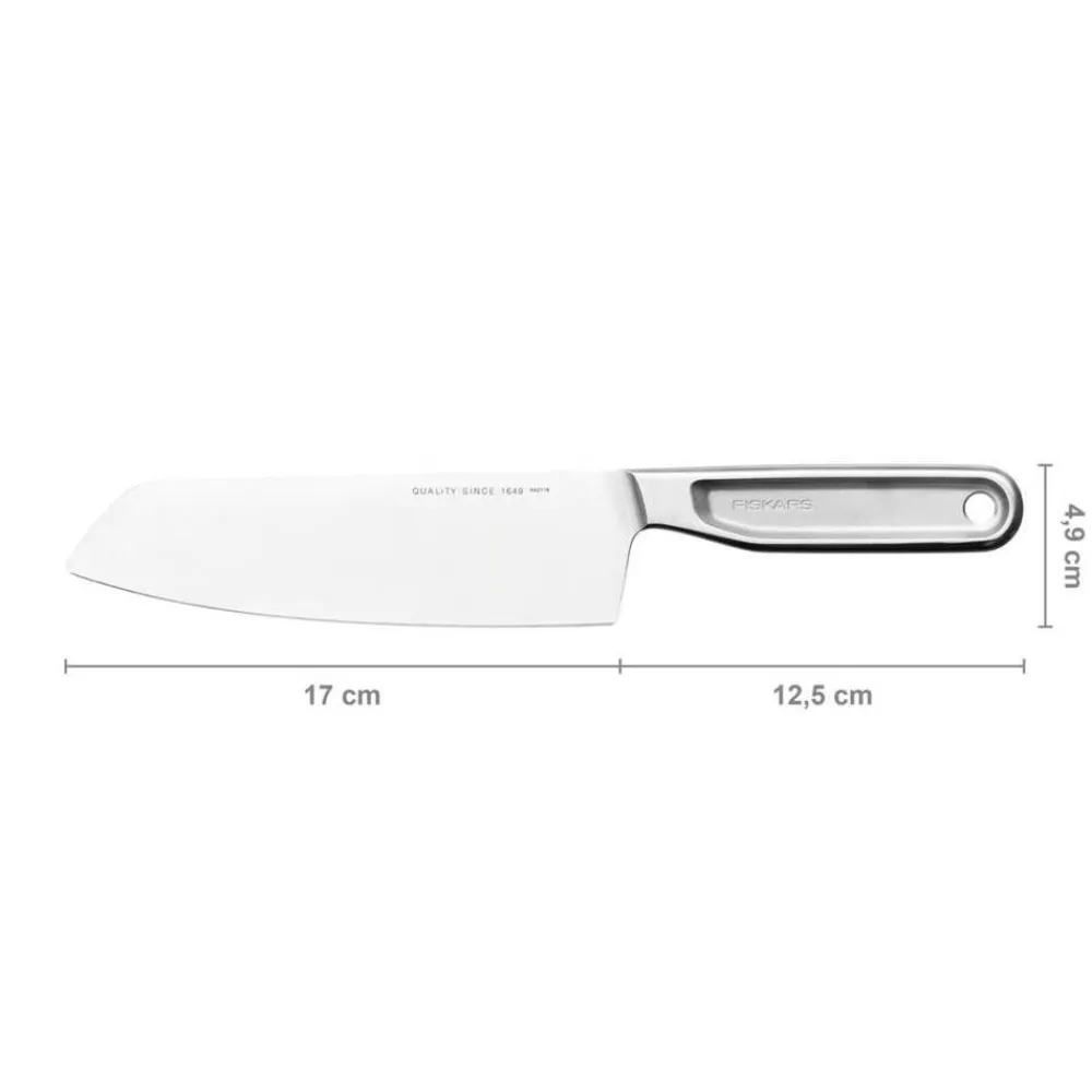 Fiskars Veitset Ja Leikkuulaudat|All Steel Santoku veitsi