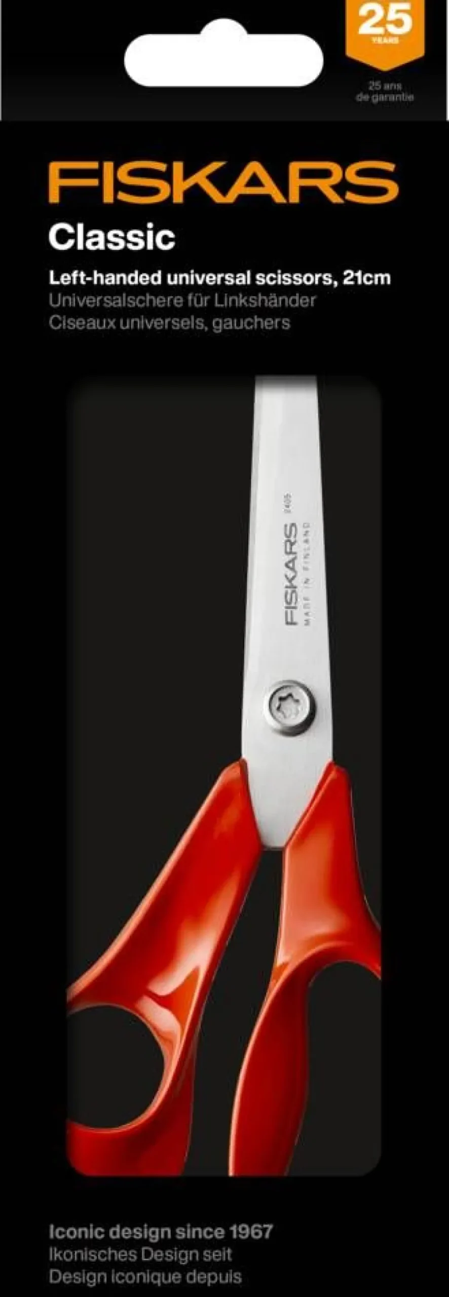 Classic yleissakset 21 cm keittiö vasenkätiset>Fiskars Hot
