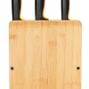 Fiskars Veitset Ja Leikkuulaudat|Functional Form veitsitukki bambu (sis. 3 veistä)