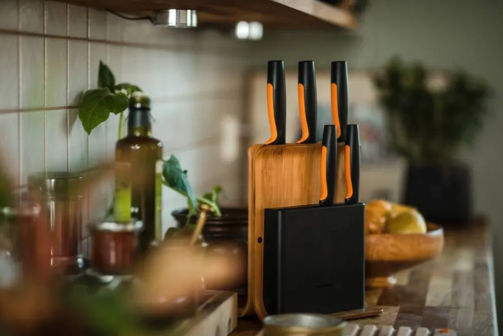 Functional Form veitsitukki bambu (sis. 5 veistä)>Fiskars