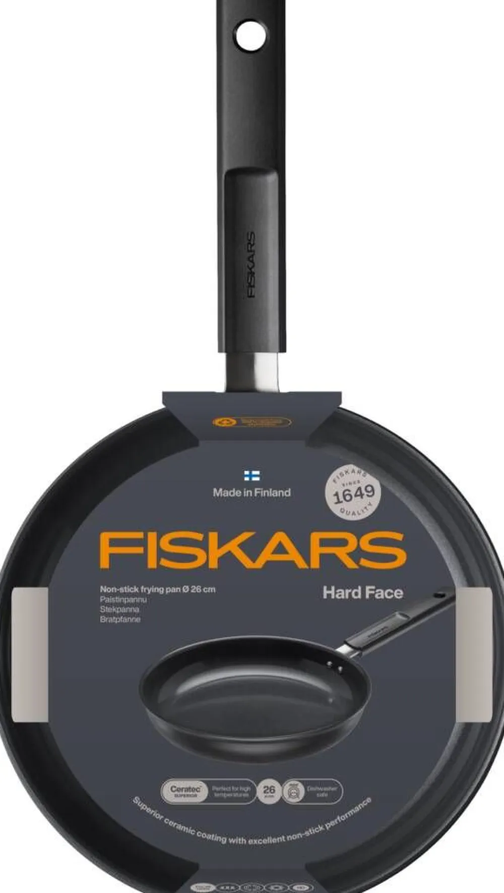 Hard Face Paistinpannu 26 cm>Fiskars Hot