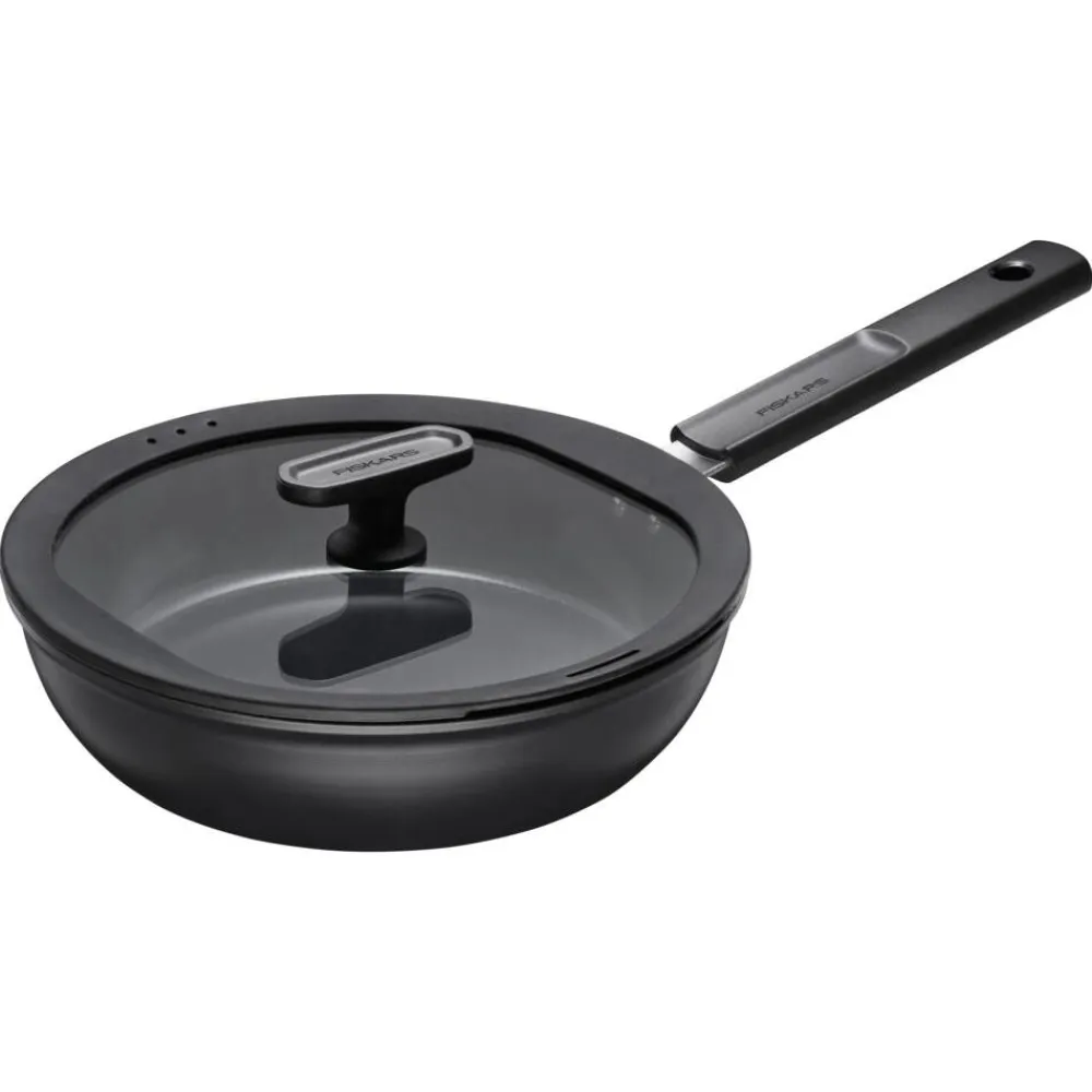 Fiskars Paistoastiat|Hard Face paistokasari 24 cm kannella