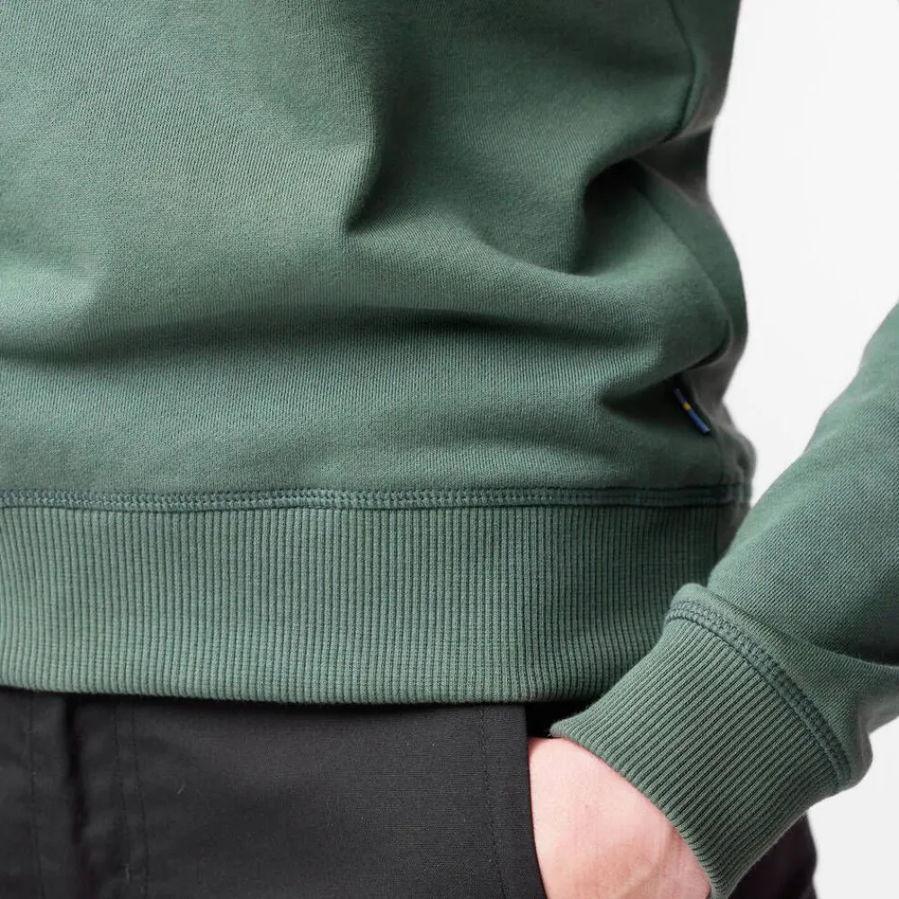 Fju00e4llru00e4ven Fleecet, Colleget Ja Hupparit|Fjällräven collegepaita 1960 Logo Badge Sweater W 679 Deep Patina