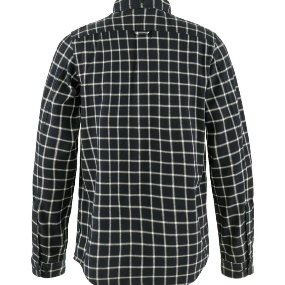 Fju00e4llru00e4ven Paidat Ja Neuleet|Fjällräven flanellipaita Övik Flannel Shirt 555-113 Dark Navy-Chalk White