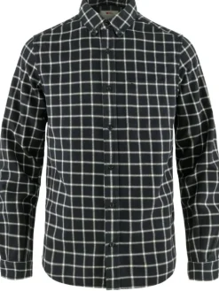 Fju00e4llru00e4ven Paidat Ja Neuleet|Fjällräven flanellipaita Övik Flannel Shirt 555-113 Dark Navy-Chalk White