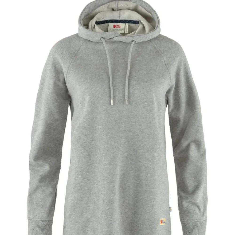 Fju00e4llru00e4ven Fleecet, Colleget Ja Hupparit|Fjällräven huppari Vardag Hoodie W 020-999 Grey-Melange