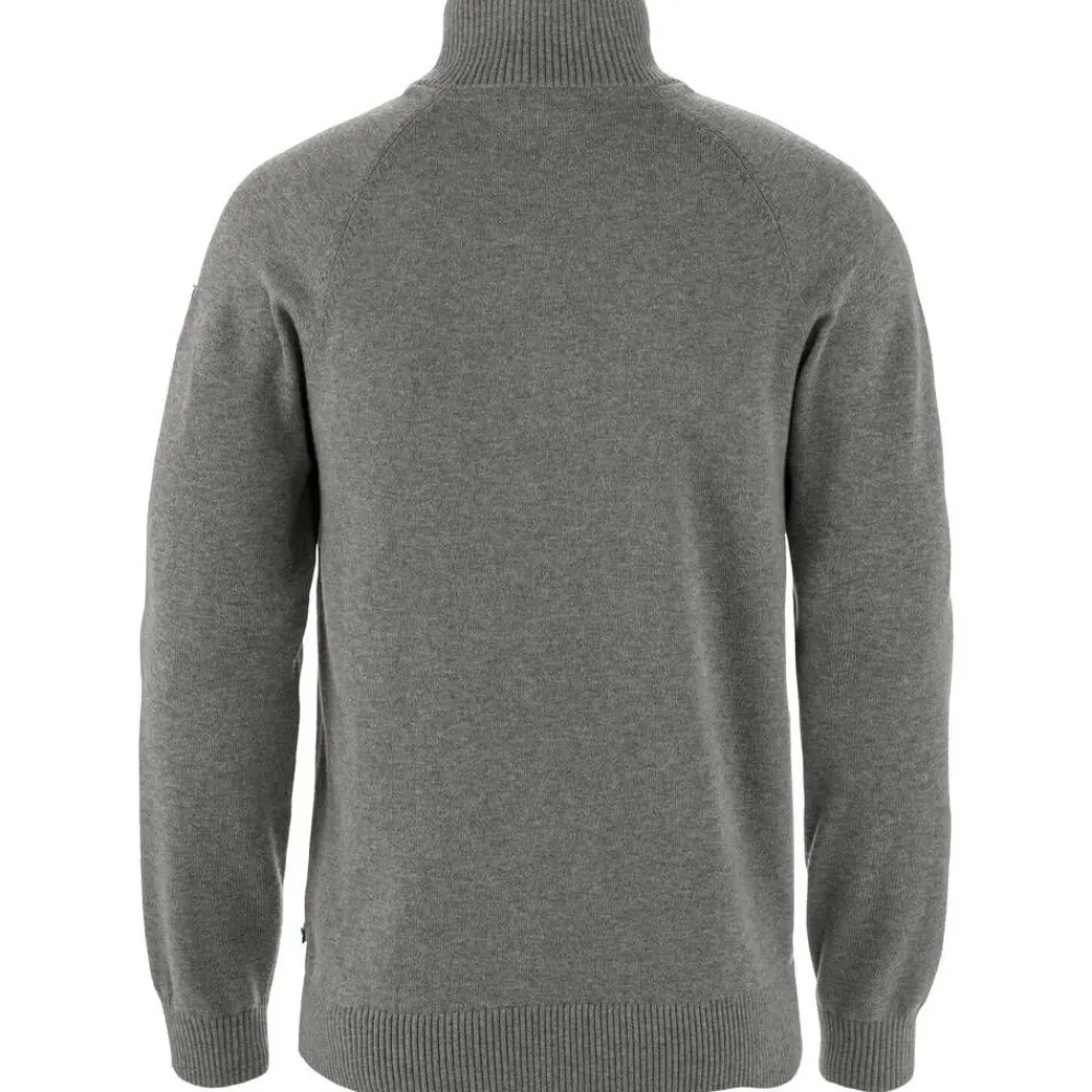 Fju00e4llru00e4ven Paidat Ja Neuleet|Fjällräven neule Övik Lite Half Zip 020-999 Grey-Melange
