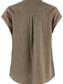 Fju00e4llru00e4ven Paidat, Neuleet Ja Topit|Fjällräven paita Övik Hemp Shirt SS W 244 Suede Brown