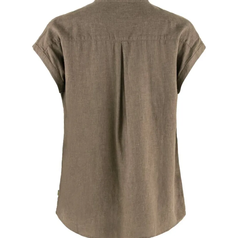 Fju00e4llru00e4ven Paidat, Neuleet Ja Topit|Fjällräven paita Övik Hemp Shirt SS W 244 Suede Brown