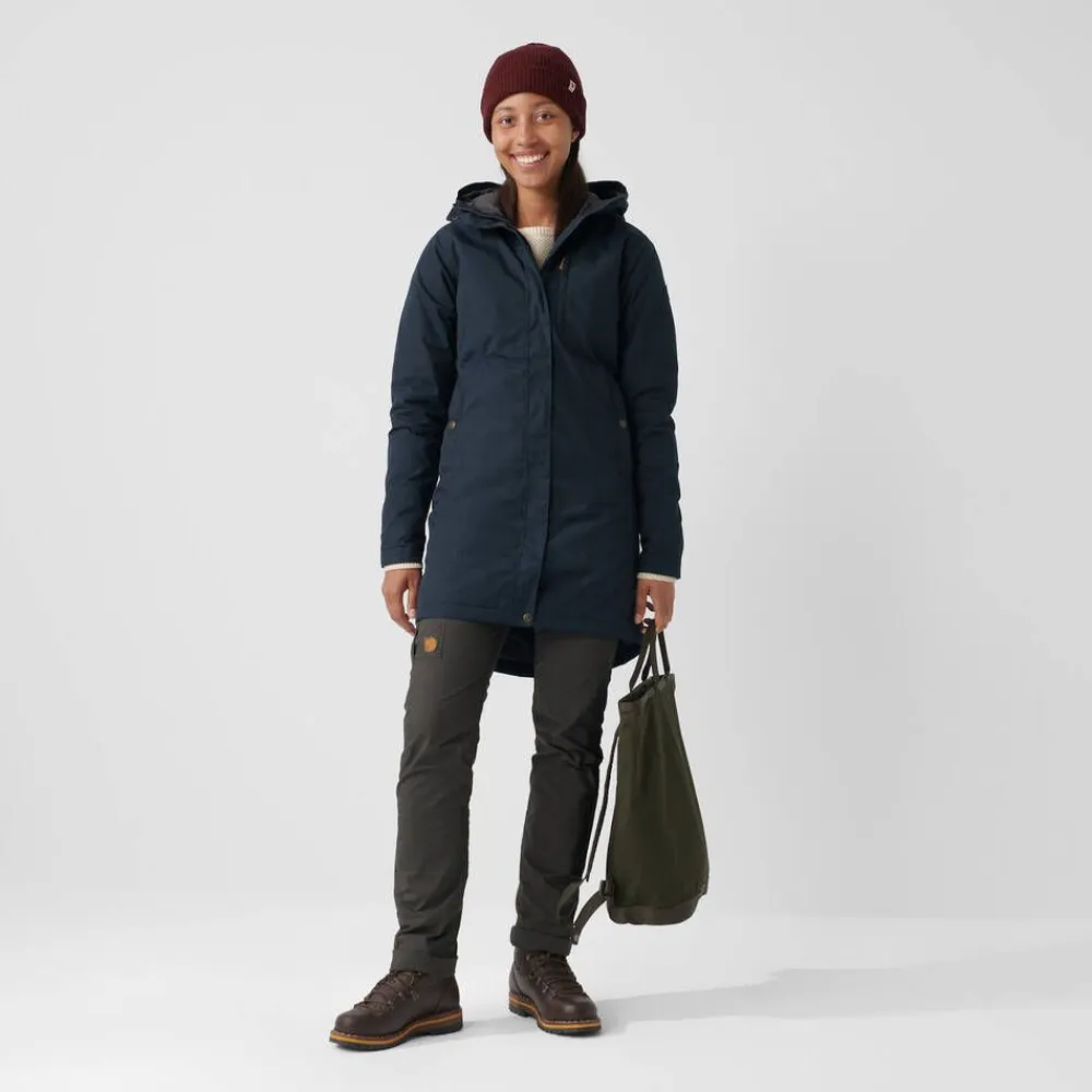 Fju00e4llru00e4ven Takit|Talvitakit|Fjällräven Parkatakki topattu Kiruna women