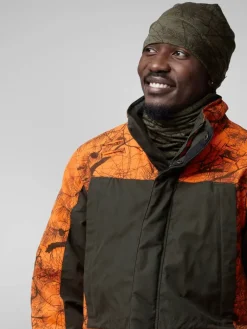 Fju00e4llru00e4ven Asusteet|Asusteet|Fjällräven pipo Lappland Beanie 626-261 Green Camo-Orange Multi Camo