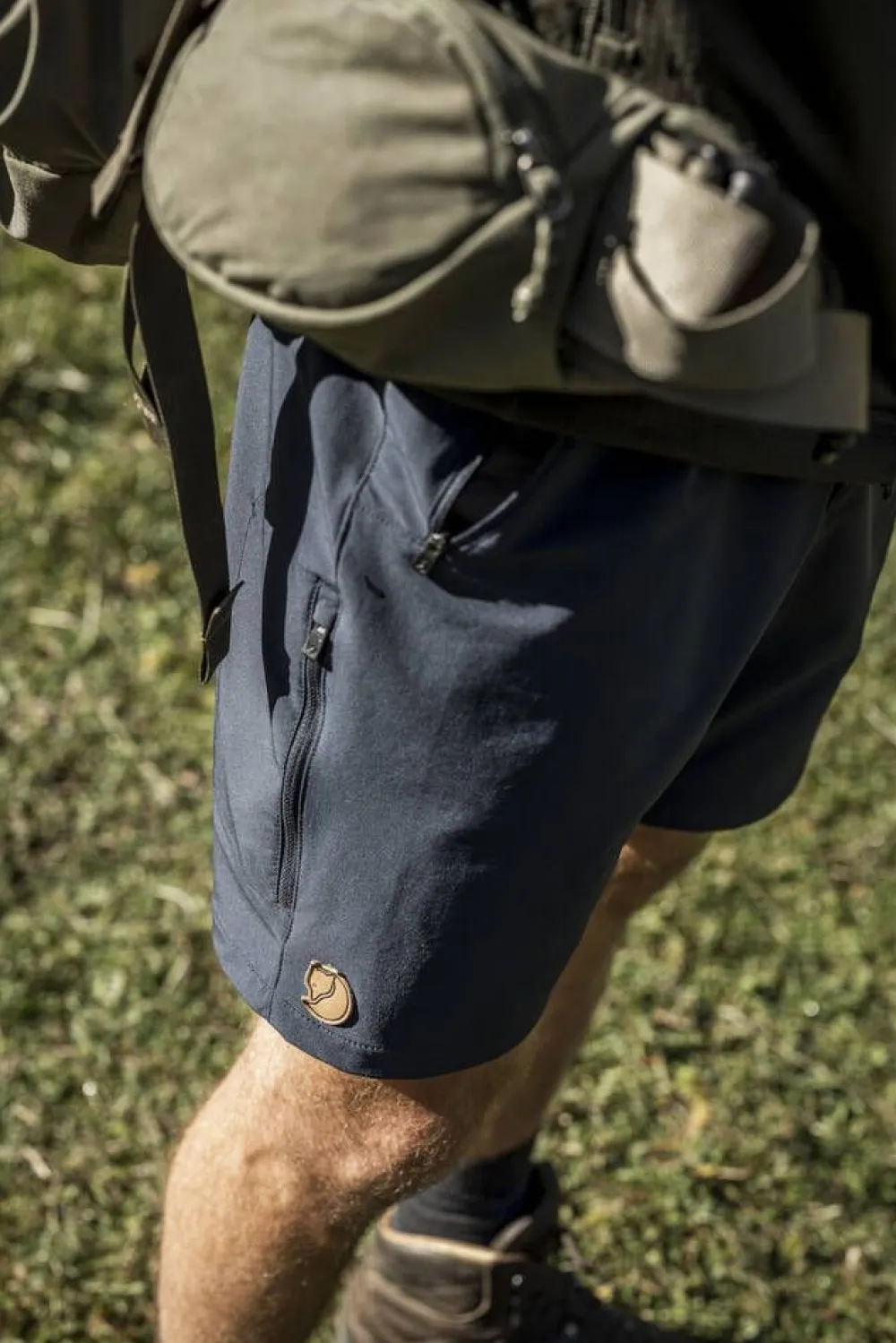 Fju00e4llru00e4ven Shortsit|Housut|Fjällräven shortsit Abisko Trail Stretch Shorts 555 Dark Navy