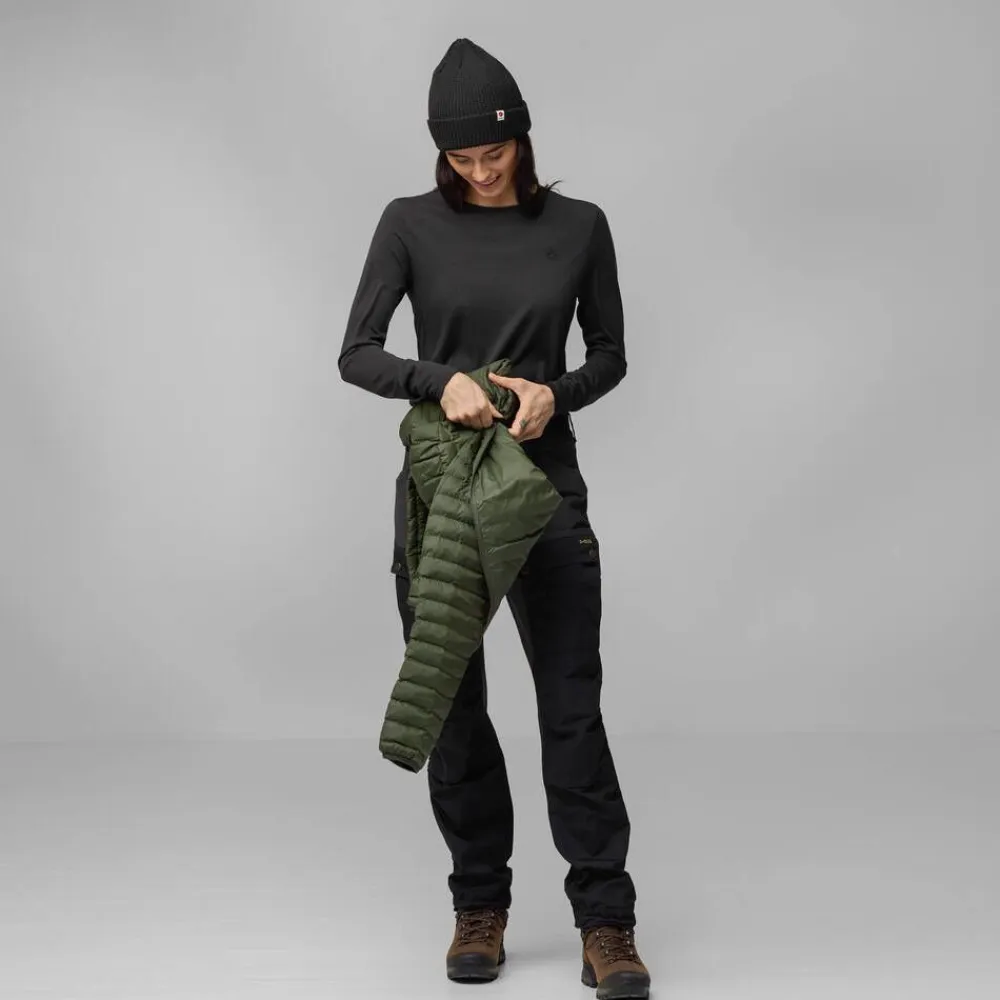 Fju00e4llru00e4ven Takit|Talvitakit|Fjällräven takki Expedition Lätt Hoodie W 614 Patina Green