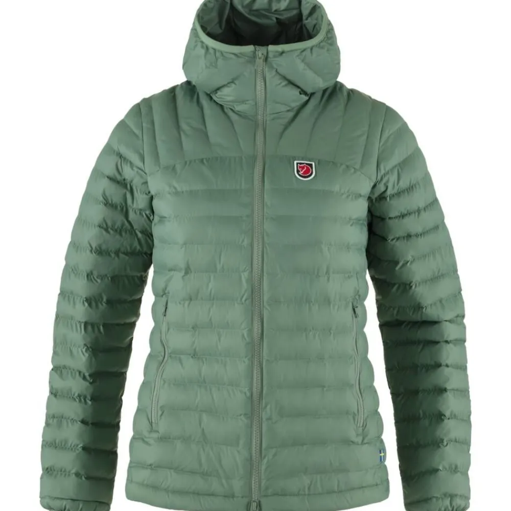 Fju00e4llru00e4ven Takit|Talvitakit|Fjällräven takki Expedition Lätt Hoodie W 614 Patina Green