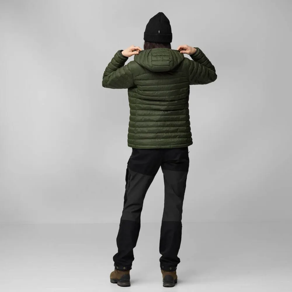 Fju00e4llru00e4ven Takit|Talvitakit|Fjällräven takki Expedition Lätt Hoodie W 614 Patina Green