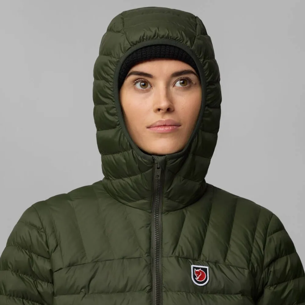 Fju00e4llru00e4ven Takit|Talvitakit|Fjällräven takki Expedition Lätt Hoodie W 614 Patina Green