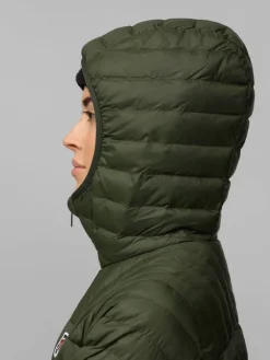 Fju00e4llru00e4ven Takit|Talvitakit|Fjällräven takki Expedition Lätt Hoodie W 614 Patina Green