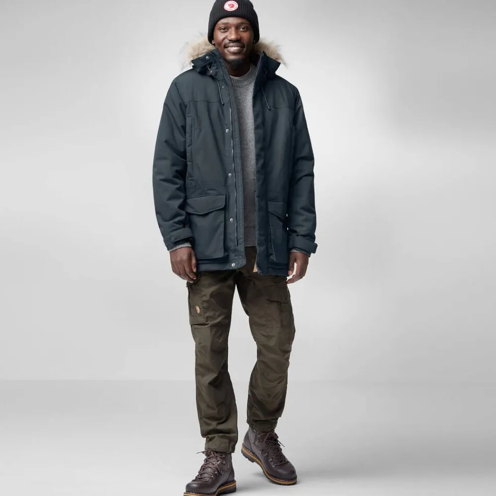 Fju00e4llru00e4ven Takit|Talvitakit|Fjällräven takki Nuuk Lite Parka 625 Laurel Green
