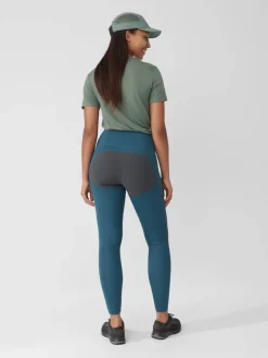 Fju00e4llru00e4ven Housut|Fjällräven tights Abisko Trekking Pro W 550-048 Black-Iron Grey