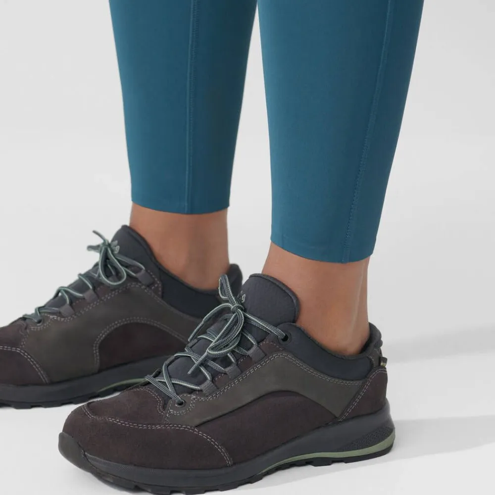 Fju00e4llru00e4ven Housut|Fjällräven tights Abisko Trekking Pro W 550-048 Black-Iron Grey