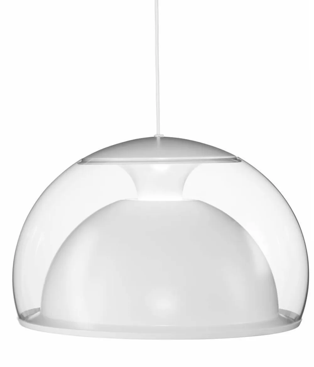 Fosto Sisustusvalaisimet|Siluette Ø 460 mm riippuvalaisin kirkas/valkoinen