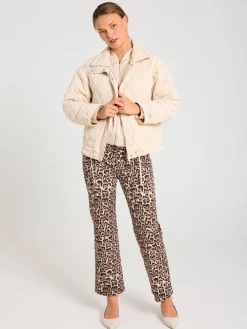 Freequent Housut|housut FqIsadora-pants Rainy Day w.Silver Mink
