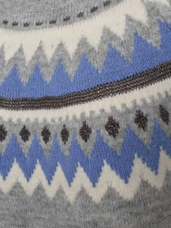 Freequent Vapaa-Ajan Mekot|mekko FqMayfair-dress Medium grey mig w. Wedgwood / Harmaa-Sininen