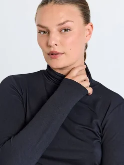 Freequent Trikoopaidat Ja Colleget|poolopaita FqLiana-Ls Black / musta