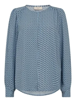 Freequent Puserot|pusero FqAdney-blouse Della robbia blue / Black