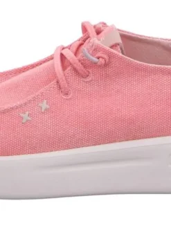 Fusion Kangaskengät|kangaskengät Lily Washed canvas baby pink