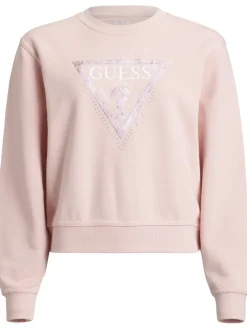 Guess Trikoopaidat Ja Colleget|collegepaita Python triangle logo A61L Rosa