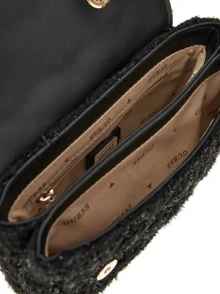 Guess Laukut Ja Kassit|laukku Bla Giully Mini 2 Comp Cnvrtbl Flp Bla Black