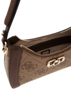 Guess Laukut Ja Kassit|laukku HWOS99 01180 Lgw Karnilla Logo Shoulder Bag Lgw Logo / Brown