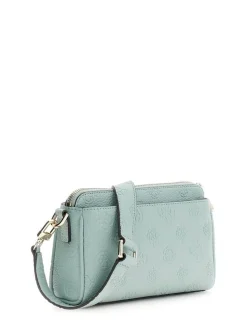 Guess Laukut Ja Kassit|laukku HWPD98 88720 Lso Cresidia II Mini Xbody Top Zip Lso Light Sage Logo