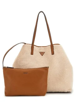 Guess Laukut Ja Kassit|laukku Ntc Victtoria Large 2 In 1 Tote Ntc Natural / cognac