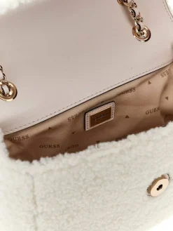 Guess Laukut Ja Kassit|laukku Whi Aslia Convertible Xbody Flap Whi White