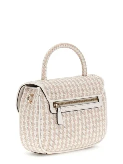 Guess Laukut Ja Kassit|laukku Wml Mirema Top Handle Flap Wml White Multi
