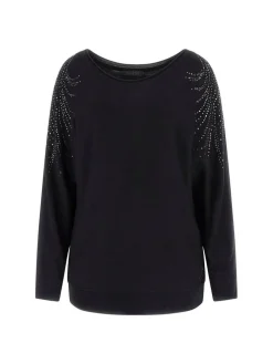 Guess Neulepuserot|neule Loretta bat sleeve JBLK Musta