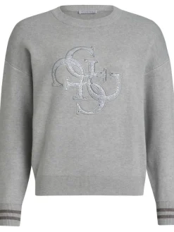 Guess Neulepuserot|neule Sylvie logo LMGY Harmaa