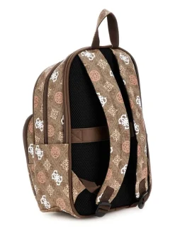 Guess Reput|reppu Lou Eliette Logo Backpack Lou Latte Logo Multi