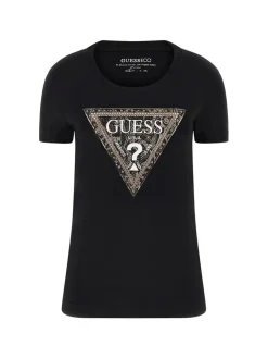 Guess Trikoopaidat Ja Colleget|t-paita Python JBLK Musta