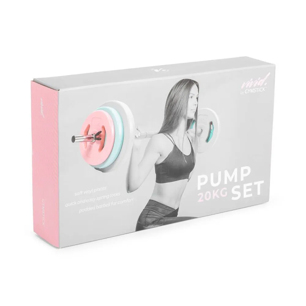 Gymstick Fitnessvälineet|pumppisetti 20 kg Vivid