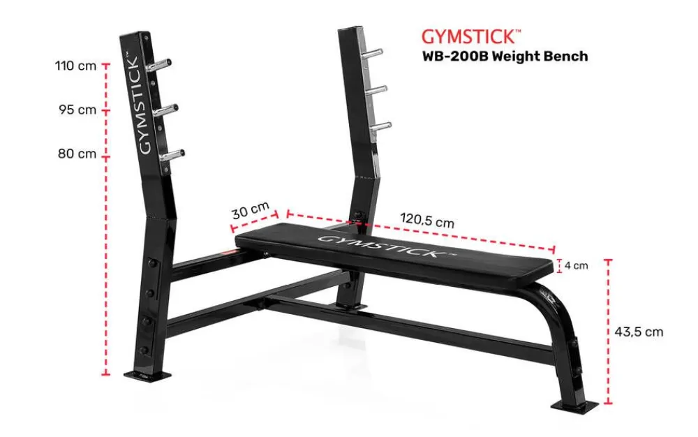 Gymstick Kuntoilulaitteet|punnerruspenkki 7.0