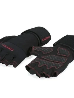 Gymstick Fitnessvälineet|rannetuelliset treenihanskat Black/red