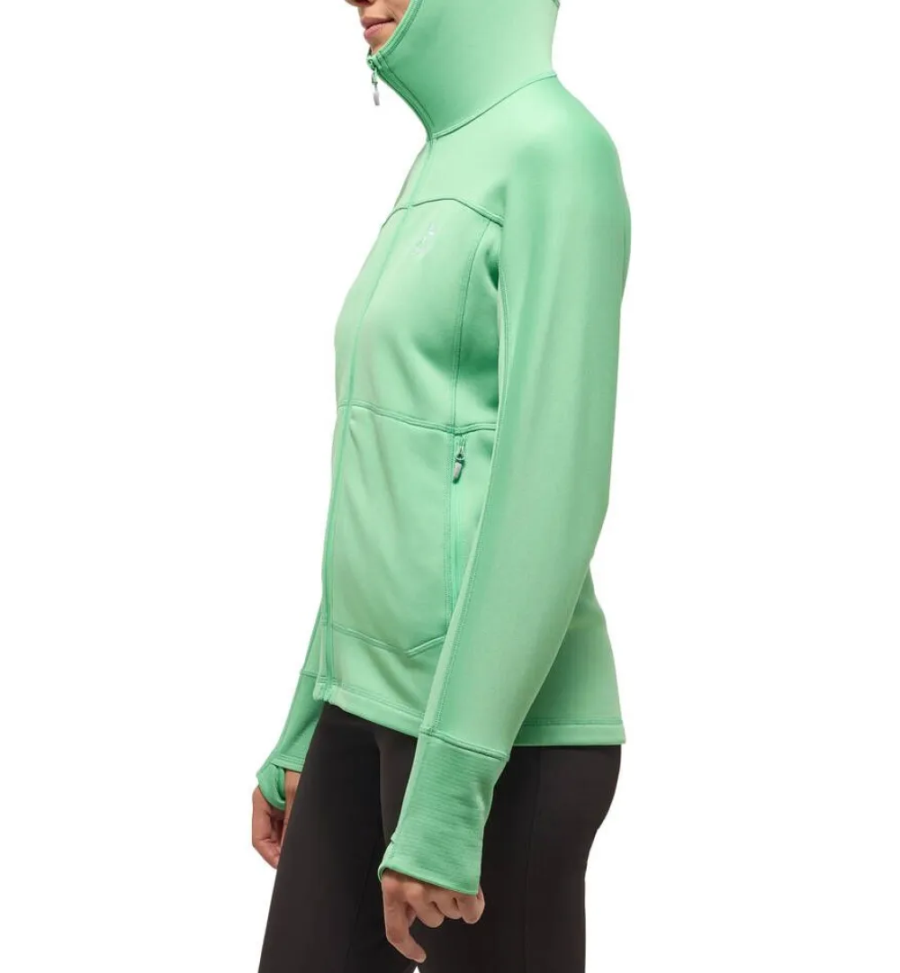 Haglu00f6fs Fleecet, Colleget Ja Hupparit|Haglöfs fleece Betula Hood Women 605062 5LL Mint Stone