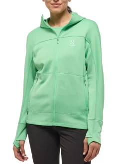 Haglu00f6fs Fleecet, Colleget Ja Hupparit|Haglöfs fleece Betula Hood Women 605062 5LL Mint Stone