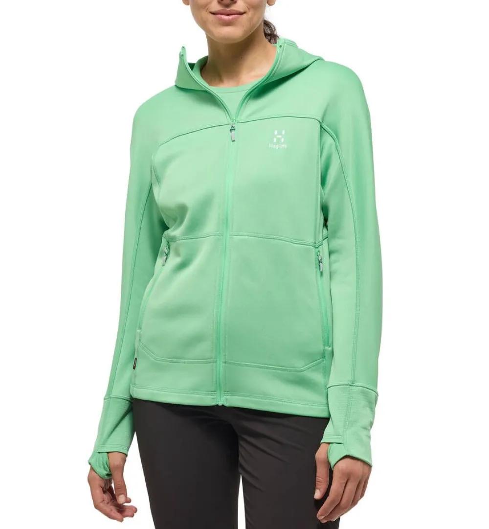 Haglu00f6fs Fleecet, Colleget Ja Hupparit|Haglöfs fleece Betula Hood Women 605062 5LL Mint Stone