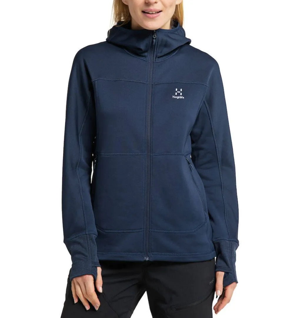 Haglu00f6fs Fleecet, Colleget Ja Hupparit|Haglöfs fleece Betula Hood Women 605062 5LL Mint Stone